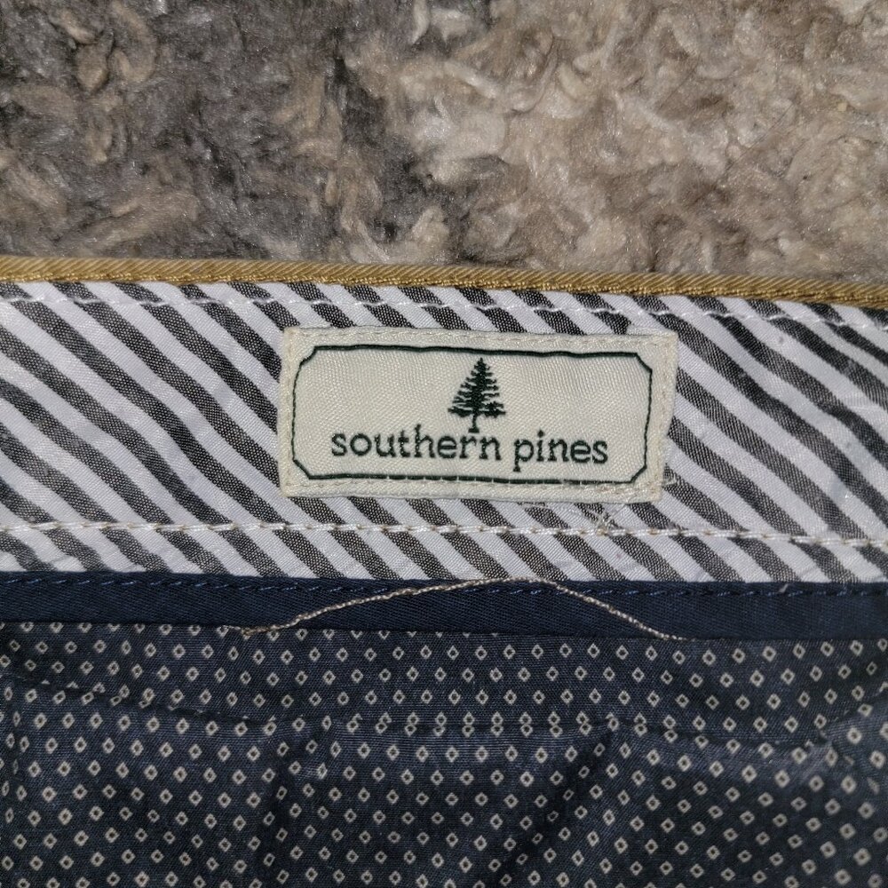 southern pines classic flat front chino pants khaki